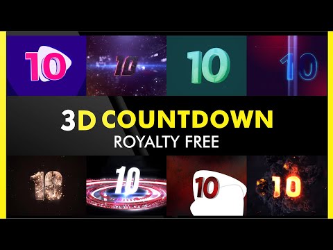 10 Elegant 3D Countdowns (link in the description)