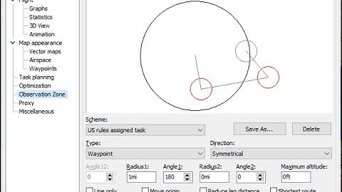 9.  Creating Tasks and Observation Zone Defaults in SeeYou