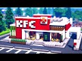 Minecraft - Tutorial Membuat Restoran KFC !