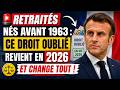 🚨 Retraités Nés Avant 1963 : Ce Droit Oublié Revient en 2026 et Change Tout !