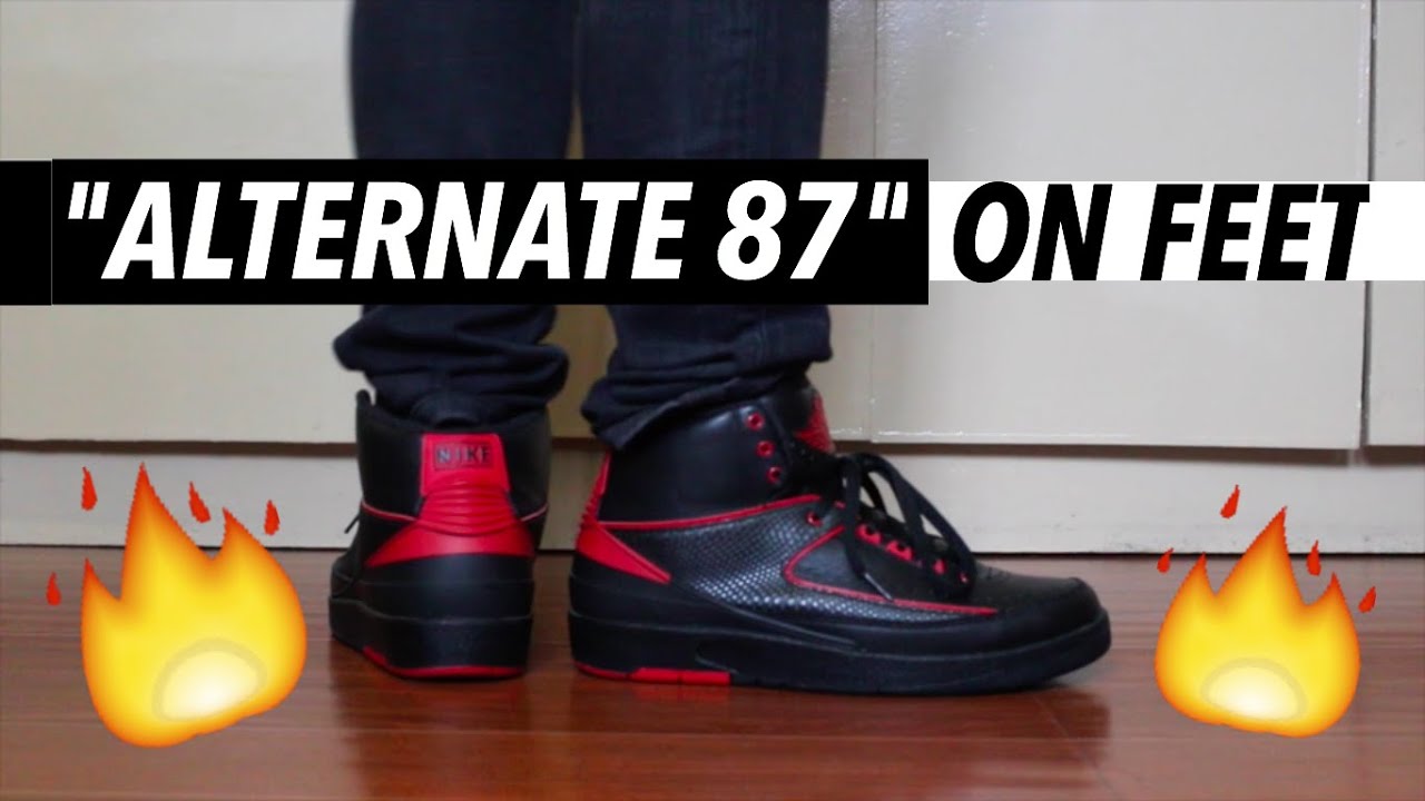 jordan 2 alternate 87 on feet