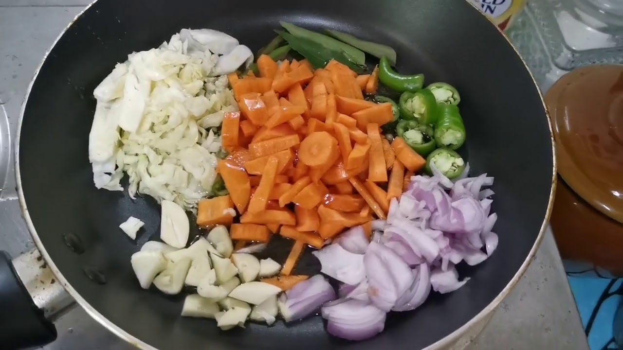 How To Cook Goreng Wrap/Capati | Quick Food | AJs Home ...