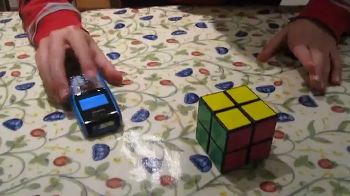 2x2 rubiks cube solve in 3.63 seconds