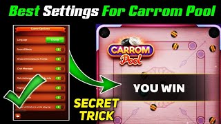 best Secret Settings in Carrom Pool - Carrom Lovers Must Watch / Jamot Gaming