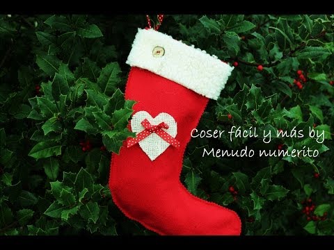 Cómo hacer un calcetín de Navidad fácil / DIY Easy Christmas Stocking