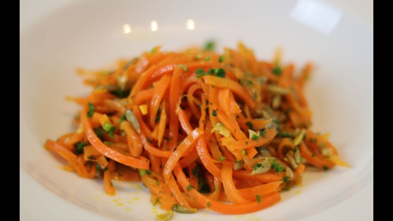 Möhren-Spaghetti Rezept vegan | Der Bio Koch #609 - YouTube