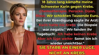 Meine Schwester kämpfte 18 Jahre gegen Krebs - Bei der Beerdigung erfuhr ich: Sie log