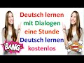 Deutsch lernen mit Dialogen | A1 A2 | audiobook A1, A2