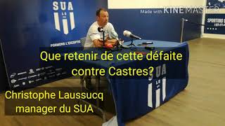 Agen-Castres : revivez la conférence de presse d'après match