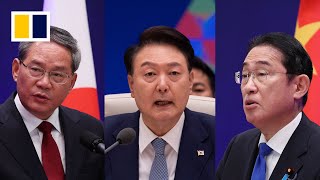 China holds talks with US-allied South Korea and Japan