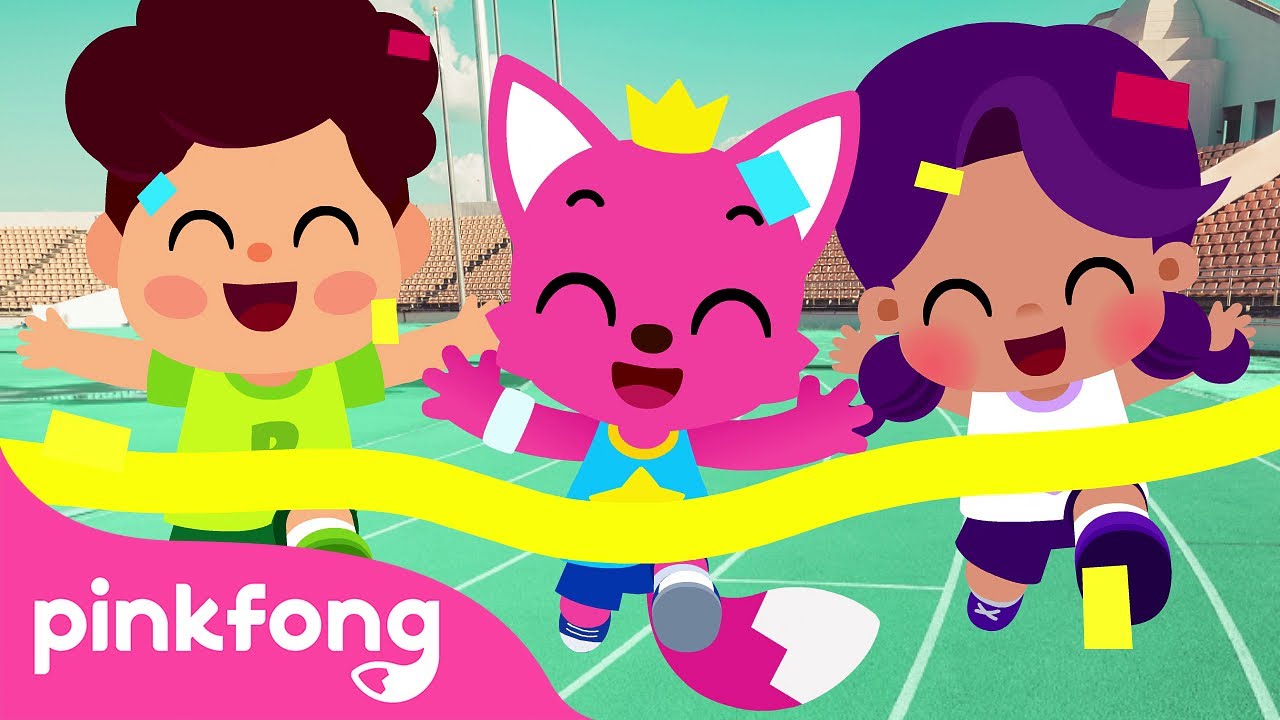 Let’s Run a Race Run Super Fast! Sports Songs Pinkfong Songs for