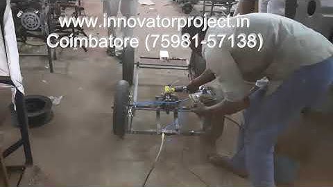 intelligent braking system for four wheeler/ automatic braking system for four wheeler model project