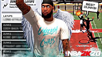 MY 99 2-WAY SLASHING PLAYMAKER USED THE BEST DUNK PACKAGES IN NBA 2K20 | BEST DUNK ANIMATIONS 2K20