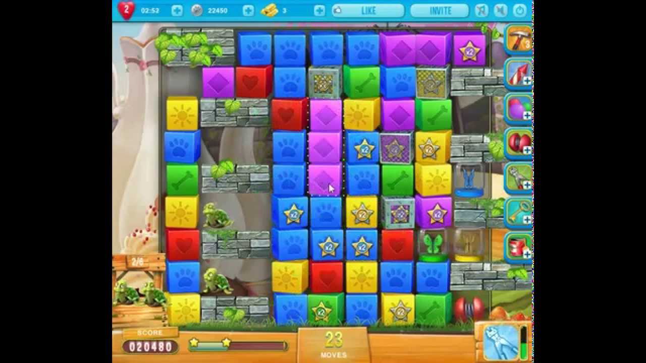 Pet Rescue Saga level 891 no hammers 😈 ►TOBIAS DEAMON◄