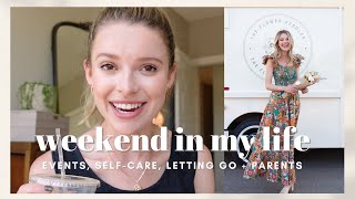 VLOG: Learning how to Let Go, MY FIRST INFLUENCER EVENT, Getting a Blow Out + Self Care Night