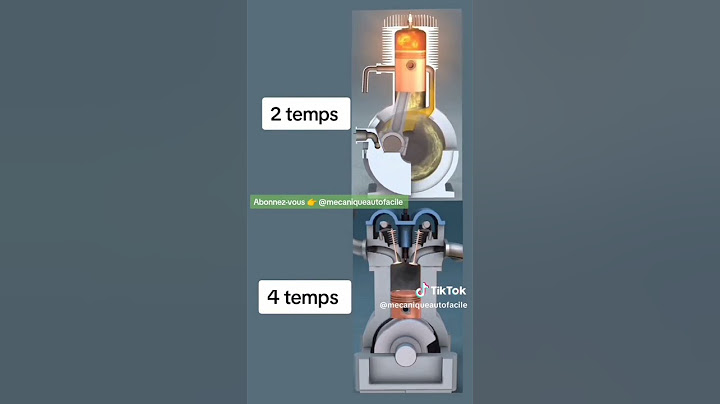 Différence entre moteur 2 temps et 4 temps.