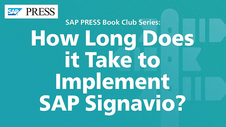 How Long Does it Take to Implement SAP Signavio?