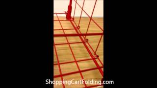 Shopping Cart w/ Swivel Wheels Assembly Instuction