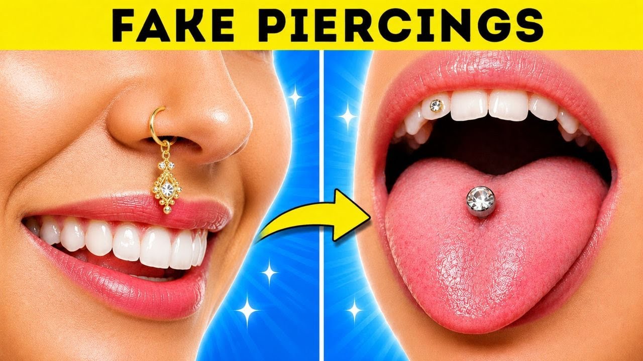 Effective Beauty Hacks Fake Piercings, Temporary Tattoos & More