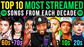 10 Most Streamed Songs From Each Decade (1960s to 2020s) Reaction!!!