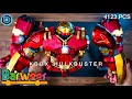 Kbox hulkbuster lego compatible set  speed build  unofficial lego