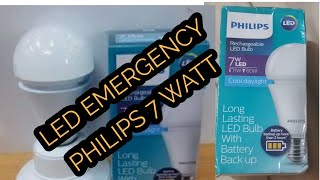 Lampu emergency, penting saat mati lampu, tahan 3jam Philips. 