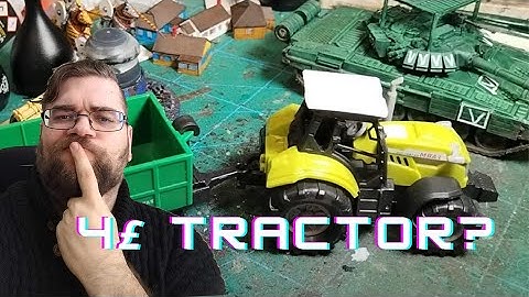 Is this 4£ Toy Tractor good buy as scatter terrain for 28mm Modern gaming? - Wargaming on Budget