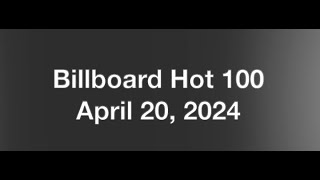 Billboard Hot 100- April 20, 2024