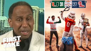 FIRST TAKE | I'm going with Miami in CFP National Championship! - Stephen A. believe in Carson Beck Net Worth
