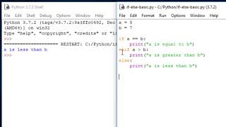 Python Tutorial 5: Intro to If-Else