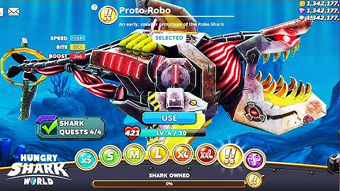 HUNGRY SHARK WORLD : NEW PROTO ROBO SHARK | Gameplay Walkthrough #71