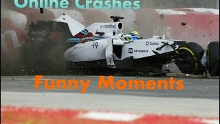 F1 2015 game | Online Crash Montage (Funny Moment's)