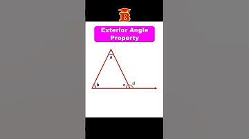 Exterior Angle Property of a Triangle