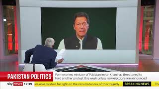 Chairman PTI Imran Khan Exclusive Talk on Sky News