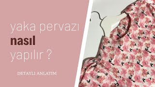 Yaka Pervazi Di̇ki̇mi̇ Pervaz Nasil Yapilir Yaka Temizleme Tekniği