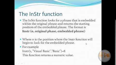 Visual Basic-String Functions#13
