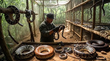 Inside the Secret World of Snake Farms: From Eggs to Venom, Meat, and Medicine
