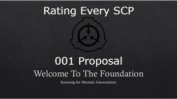 Every SCP-001 Proposal Explained