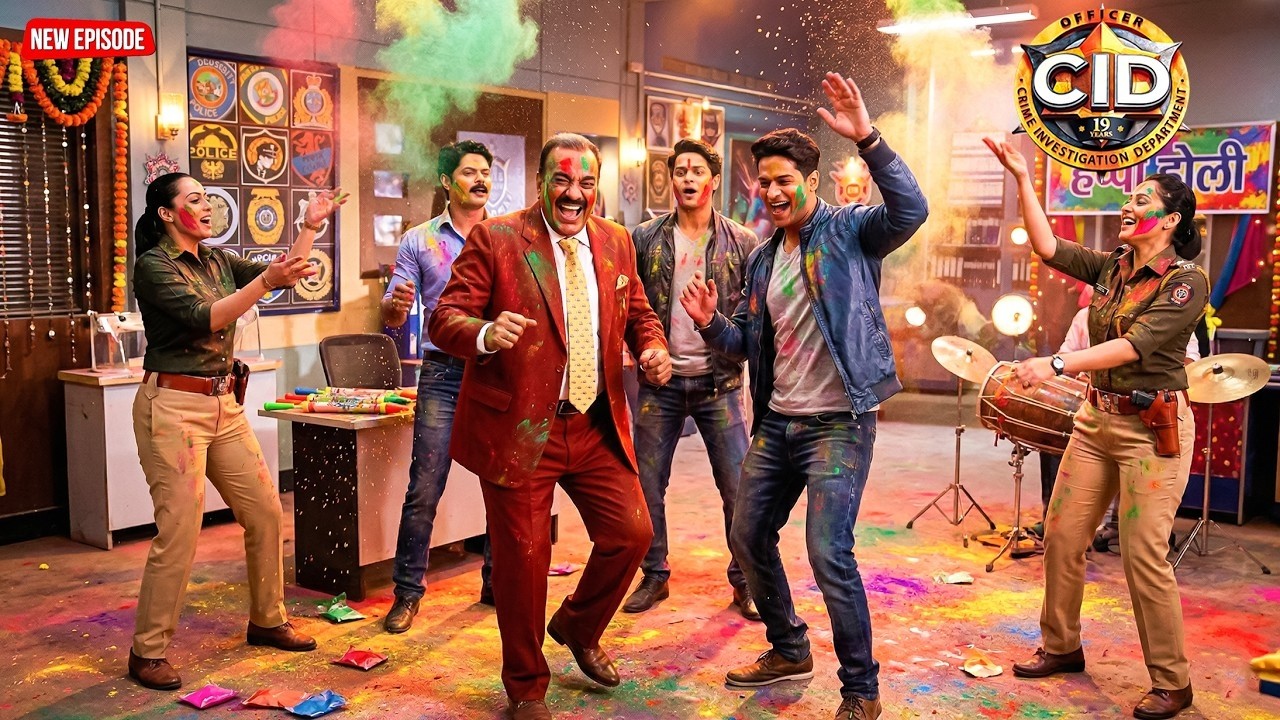 होली के रंगों में छुपा खतरनाक राज़! | CID Office में पार्टी या मौत का खेल? CID | सी.आई.डी. #holi ep