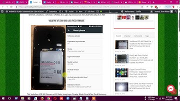 Vodafone VFD 500 Flash File | Vodafone VFD 500 Firmware MT6735 Android 6.0 Stock Rom