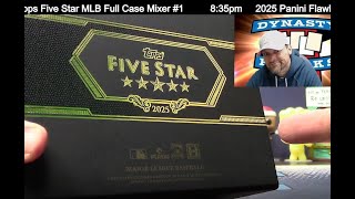 💰 BIG MONEY 💰 2025 Topps Five Star Baseball FULL CASE Mixer #1