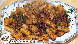 115 - Rigatoni al ragù di polpo...da fa' fori in un sol colpo! (primo di pesce facile e gustoso) Resimi