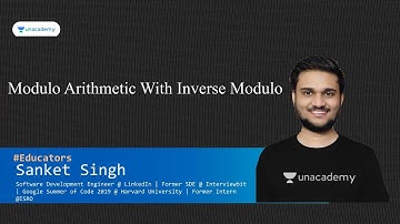 Modulo Arithmetic With Inverse Modulo || Sanket Singh