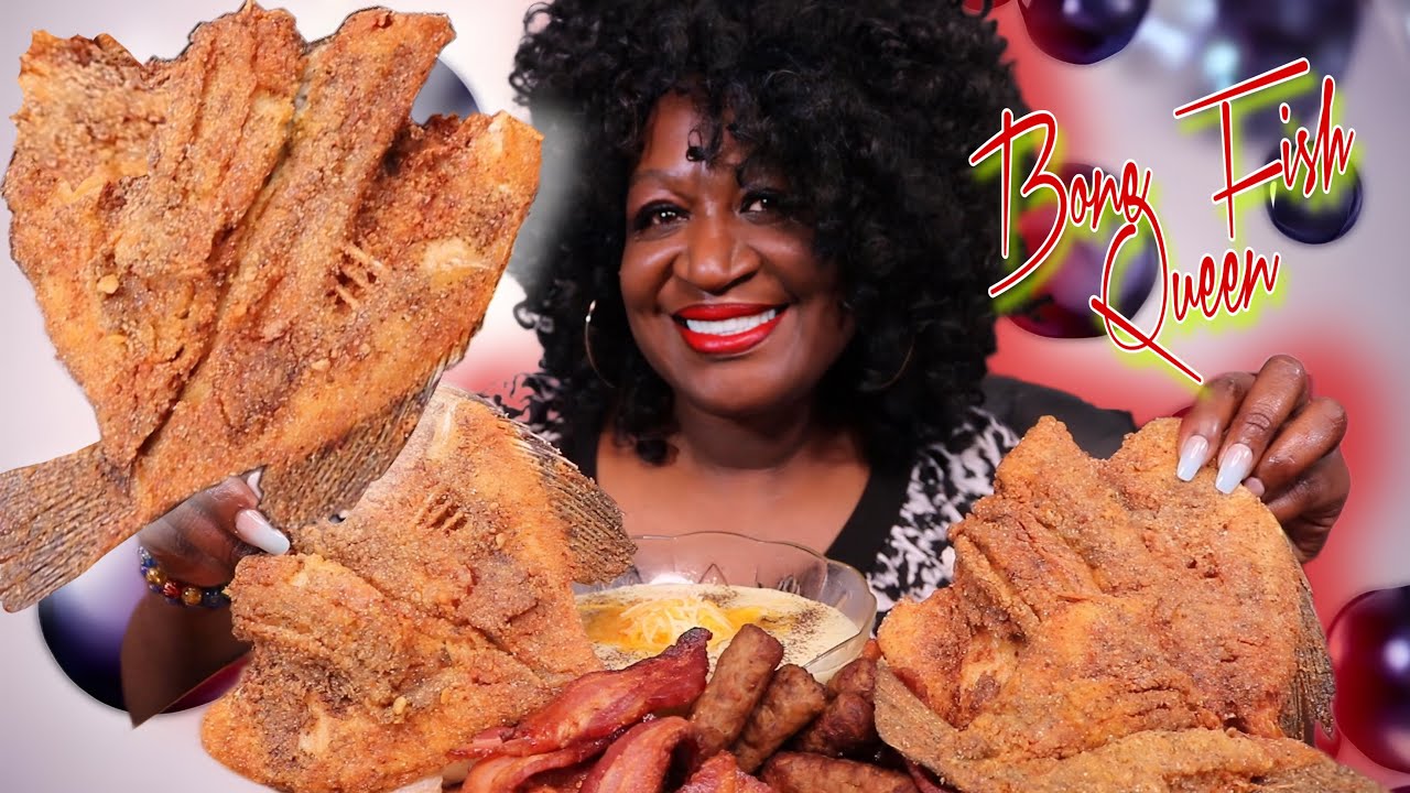 CRISPY GOLDEN FRIED FISH | HUGE BONE IN FISH | LET'S TALK ABOUT IT!! | EAT WITH ME | 먹방