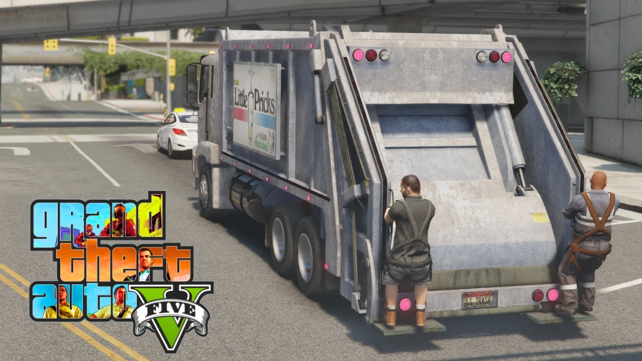 العمل كعامل نظافه مدينة لوس سانتوس #5 | GTA5