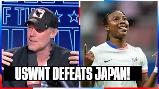 USWNT beat Japan behind Jaedyn Shaw & Lindsey Horan | SOTU