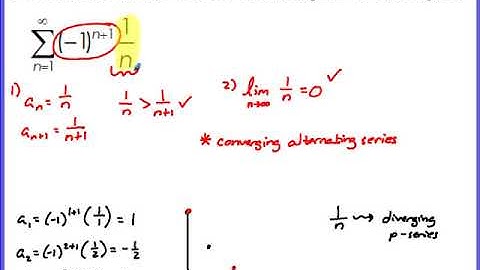 9 5 Alternating Series Test