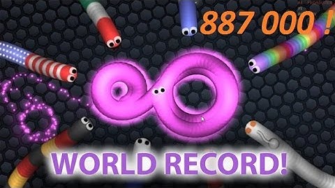 WORLD RECORD IN SLITHER.IO (887 000) | BOTS Slibot.io