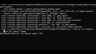 from PIL import Image | Modulenotfounderror : No module named PIL | Python Erorr Aryadrj | IT