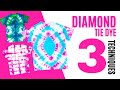 How to tiedye diamond pattern  try these 3 easy techniques